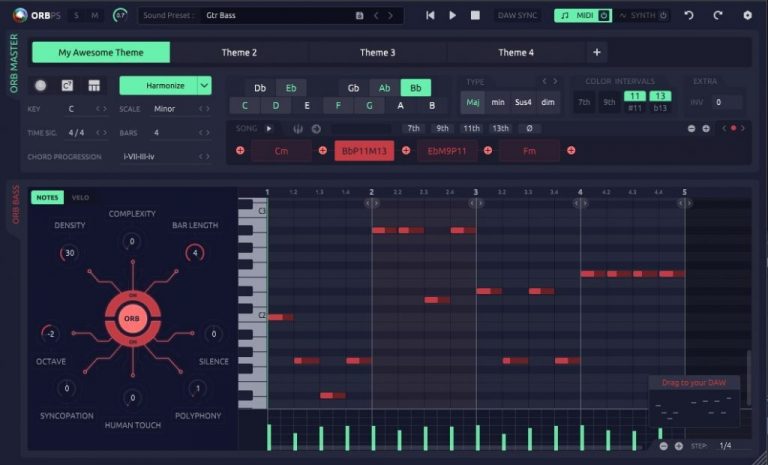 Hexachords – Orb Producer Suite 2.0.3 VSTi, VSTi3, AUi WIN.OSX x64