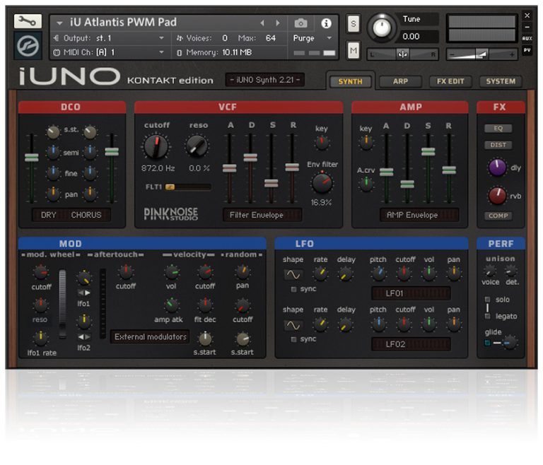 PinkNoise Studio – iUNO (KONTAKT)
